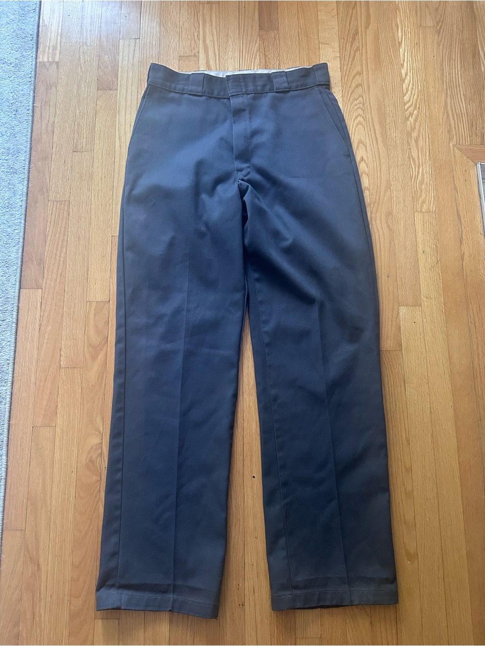 Dickies Men’s Straight Leg Chinos in Dark Gray 32x32